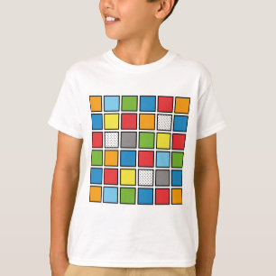Comic Book Style Squares T-Shirt