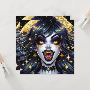 Comic Book Style Vampire Halloween Party 