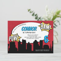 Comic Book Superhero Birthday Party