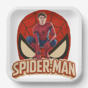 Comic Book Superhero Paper Plate