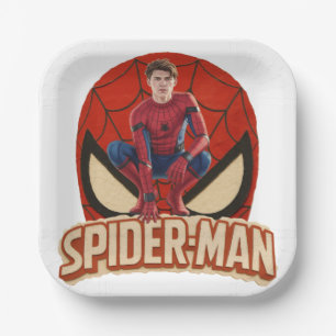 Comic Book Superhero Paper Plate