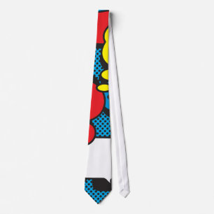 Comic Book Thought Bubbles Tie