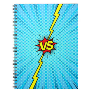 Comic book versus background, classic pop-art styl