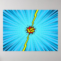 Comic book versus background, classic pop-art styl