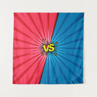 Comic book versus background, classic pop-art styl
