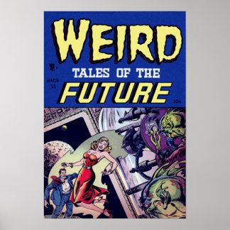 Comic book  Weird tales of the Future Poster