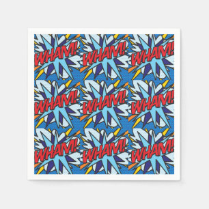 Comic Book WHAM Napkin