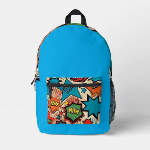 Comic Bubbles Print Cut Sew Bag