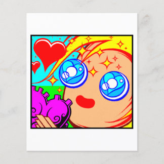 Comic Card #2049 Art Print
