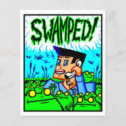 Comic Card #2054 Art Print