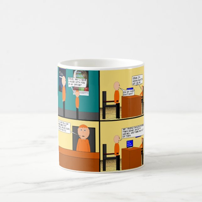 Comic Coffee Mug (Center)