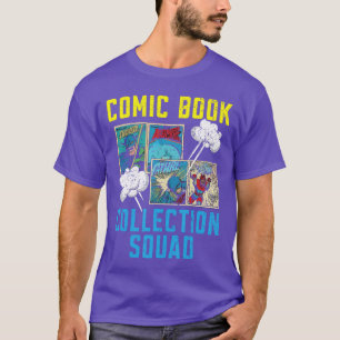 Comic Collector Comic Reader Reading Comic Books r T-Shirt