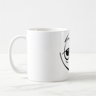 Comic Funny Hombre Man Mister Lip Eyes Face Coffee Mug