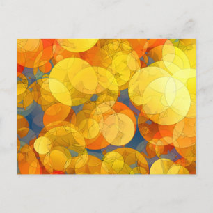 COMIC GOLDEN BUBBLES POSTCARD