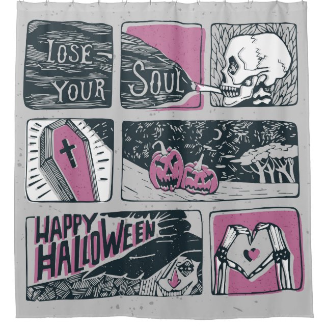 Comic Halloween: Fun Illustration (Front)