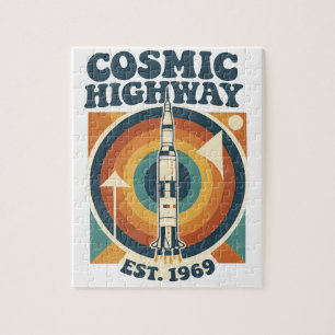 Comic Highway – Fun Pop Art for Comic Fans Jigsaw Puzzle
