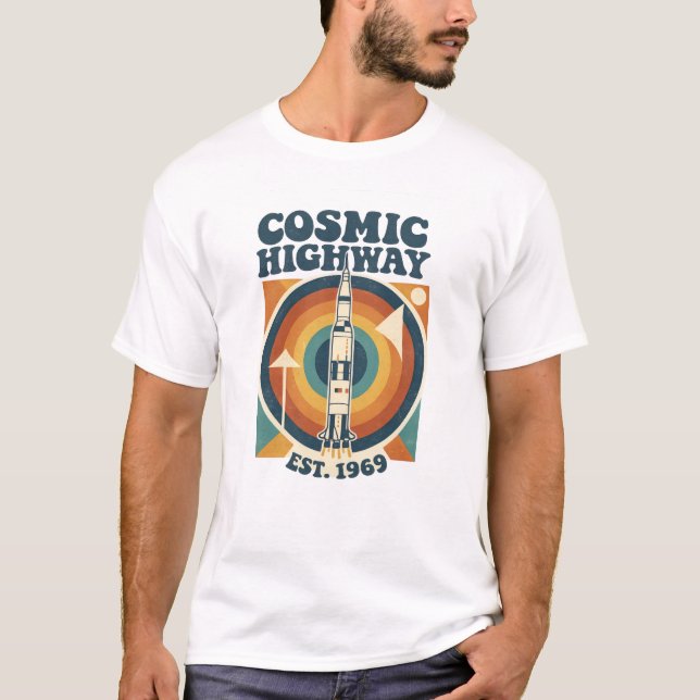 Comic Highway – Fun Pop Art for Comic Fans T-Shirt (Front)