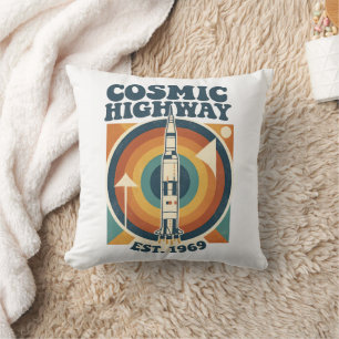 Comic Highway – Fun Pop Art for Comic Fans Throw Pillow