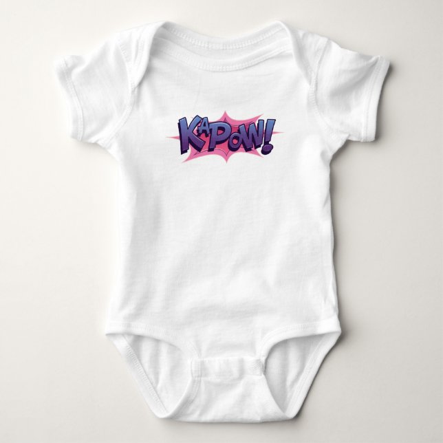 Comic KaPow! Baby Bodysuit (Front)