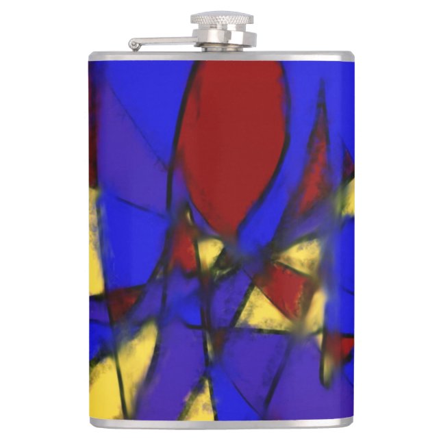 Comic Love Hip Flask (Front)