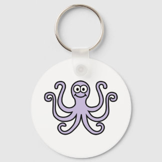 Comic octopus keychain