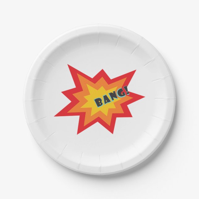 Comic Paper Plates (Front)