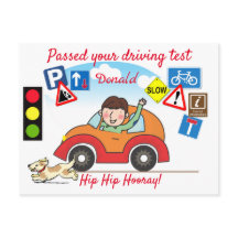 Comic Passed your Driving Test Personalized