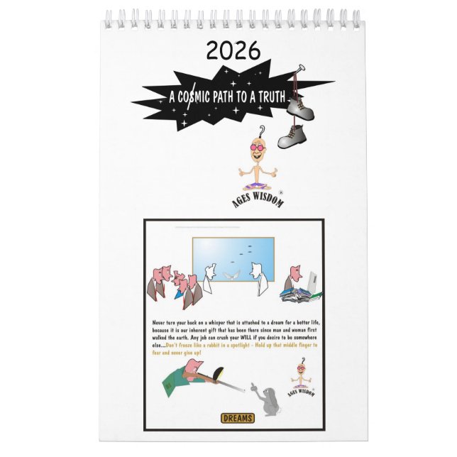 Comic path to an empowering truth calendar (Cover)