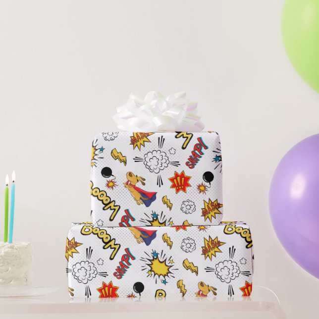 Comic Pattern  Wrapping Paper (Party Gifts)
