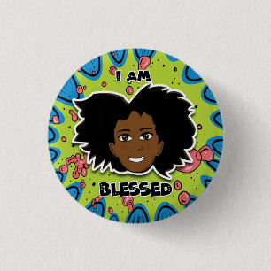 Comic Pin Back Button