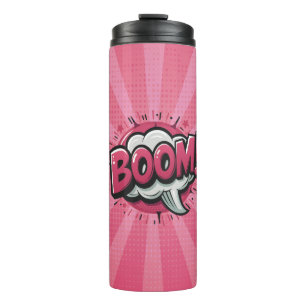 Comic Pop Art BOOM!  Thermal Tumbler