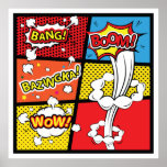 Comic pop art poster<br><div class="desc">Comic template illustrator</div>