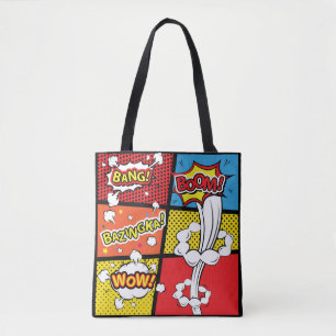 Comic pop art tote bag