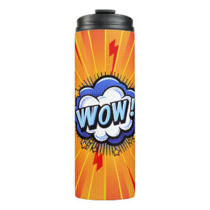Comic Pop Art WOW!  Thermal Tumbler
