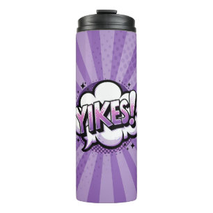 Comic Pop Art YIKES!  Thermal Tumbler