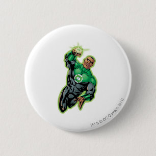 Comic Style - Flying Up 2 Inch Round Button