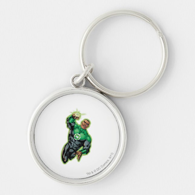 Comic Style - Flying Up Keychain (Front)