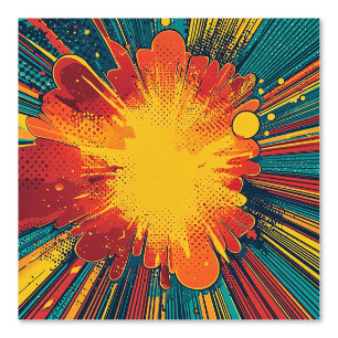 Comic Style Pop Art Explosion (1) Wallpaper