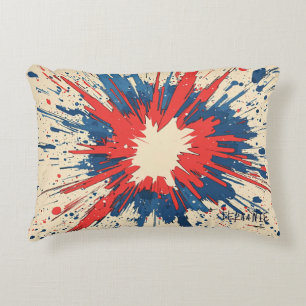 Comic Style Pop Art Explosion (5) Accent Pillow