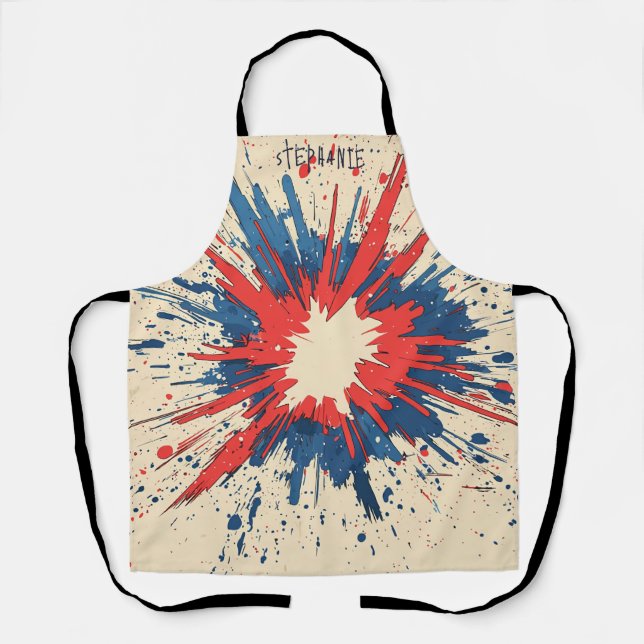 Comic Style Pop Art Explosion (5) Apron (Front)