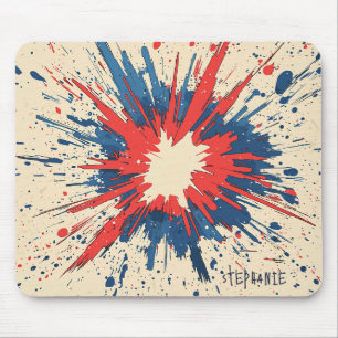 Comic Style Pop Art Explosion (5) Mouse Pad