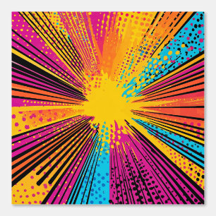 Comic Style Pop Art Explosion (9) Wallpaper