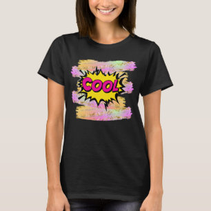 Comic Style Pop Art Retro Yellow Hot Pink COOL T-Shirt
