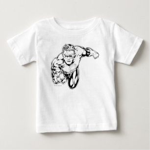 Comic Style - Ring in front, Black and White Baby T-Shirt