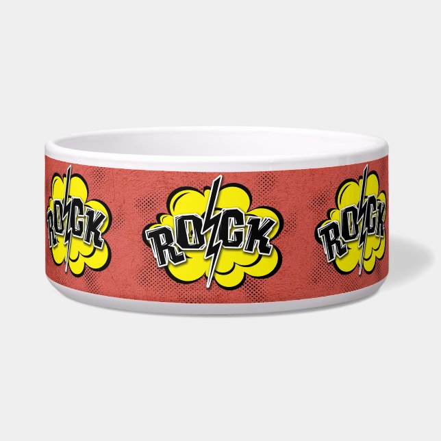 Comic style rock illustration (Front)