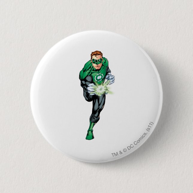 Comic Style - Running 2 Inch Round Button (Front)