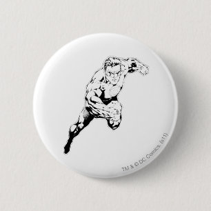 Comic Style - Swift Jump, Black and White 2 Inch Round Button