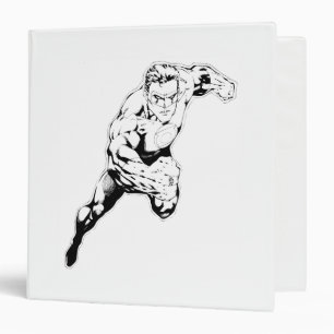 Comic Style - Swift Jump, Black and White Binder