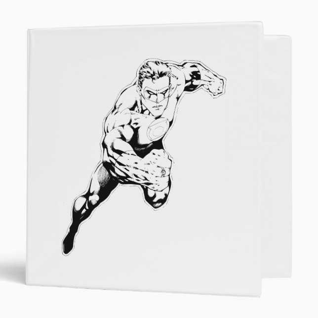 Comic Style - Swift Jump, Black and White Binder (Front/Inside)