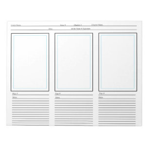 Comic Template Notepad